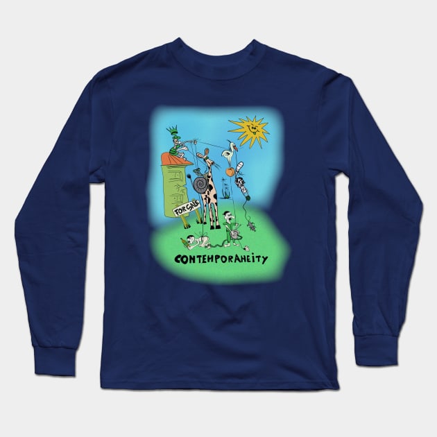 contemporaneity Long Sleeve T-Shirt by ElArrogante